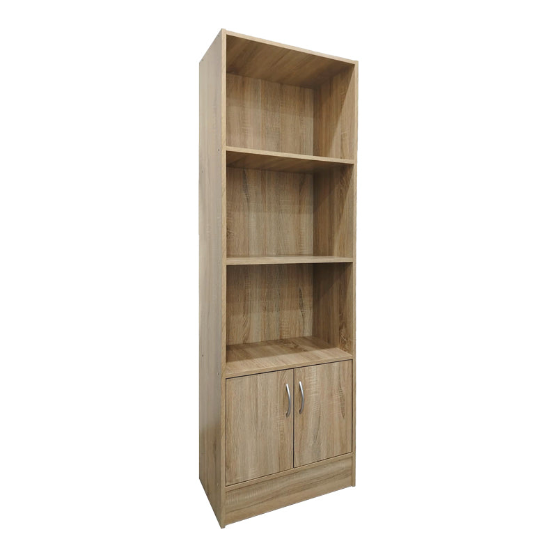 Βιβλιοθήκη Tekaro  σε sonoma απόχρωση 57x33x180εκ - Pakobazaar