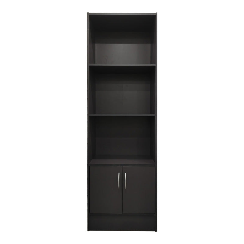 Βιβλιοθήκη Tekaro  σε ανθρακί απόχρωση 57x33x180εκ - Pakobazaar