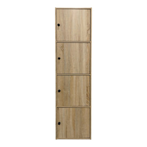 Ντουλάπι-στήλη Gabino  σε sonoma απόχρωση 40x39x158εκ - Pakobazaar