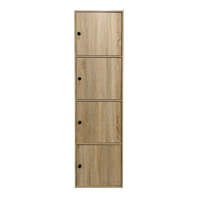 Ντουλάπι-στήλη Gabino  σε sonoma απόχρωση 40x39x158εκ - Pakobazaar