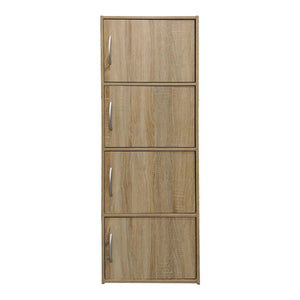 Ντουλάπι-στήλη Soline  σε sonoma απόχρωση 40x34.5x120εκ - Pakobazaar
