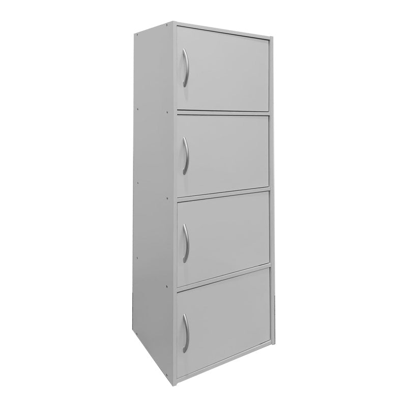 Ντουλάπι-στήλη Soline I  σε λευκή απόχρωση 40x34.5x120εκ - Pakobazaar