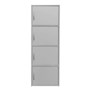 Ντουλάπι-στήλη Soline I  σε λευκή απόχρωση 40x34.5x120εκ - Pakobazaar