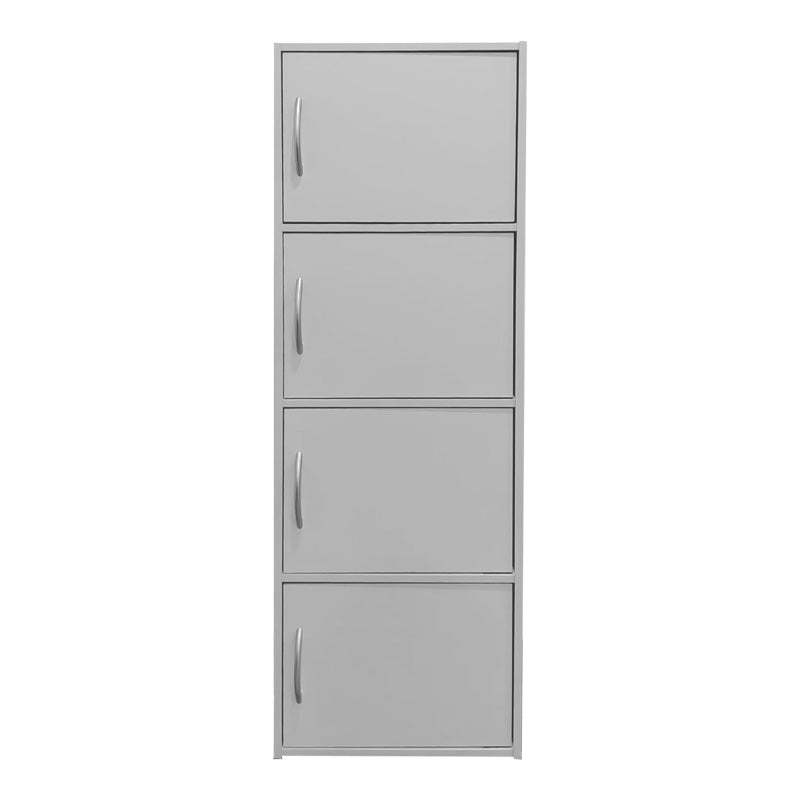 Ντουλάπι-στήλη Soline I  σε λευκή απόχρωση 40x34.5x120εκ - Pakobazaar