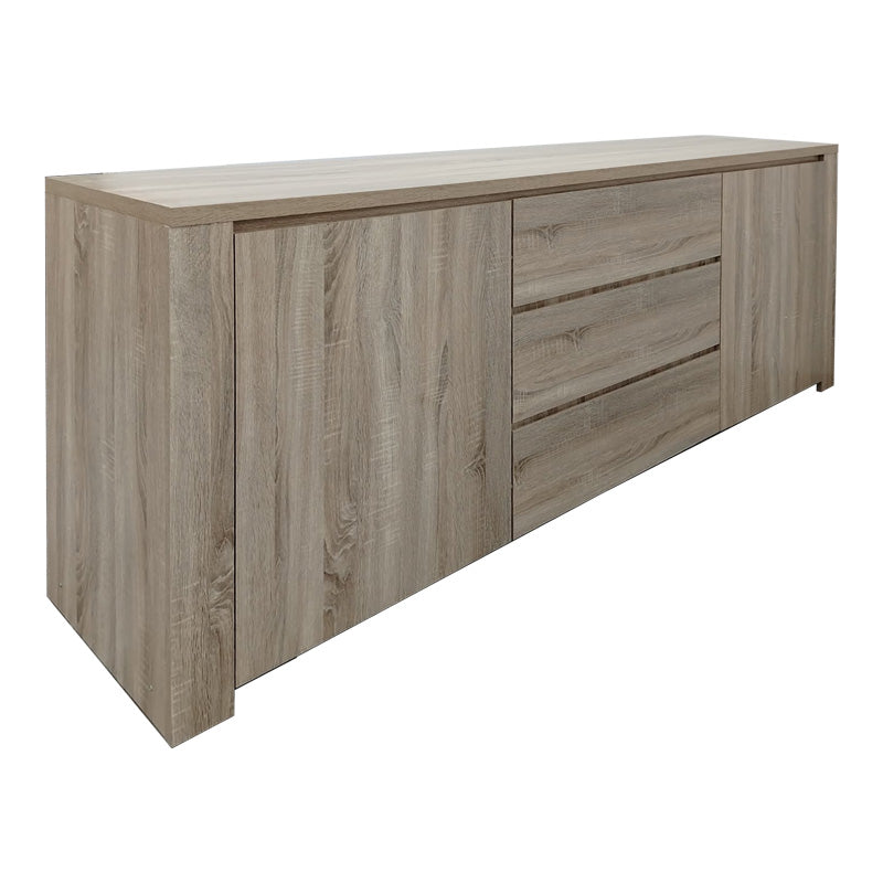 Μπουφές Kalya  σε sonoma απόχρωση 220x49x89.5εκ - Pakobazaar