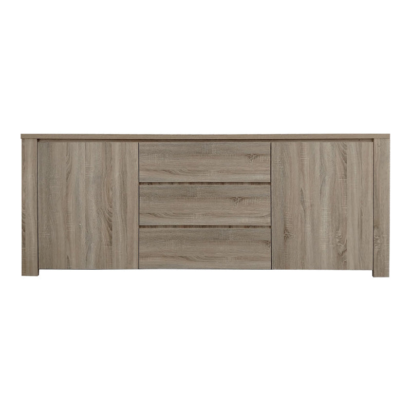 Μπουφές Kalya  σε sonoma απόχρωση 220x49x89.5εκ - Pakobazaar