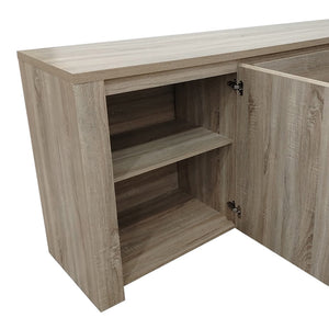 Μπουφές Kalya  σε sonoma απόχρωση 220x49x89.5εκ - Pakobazaar