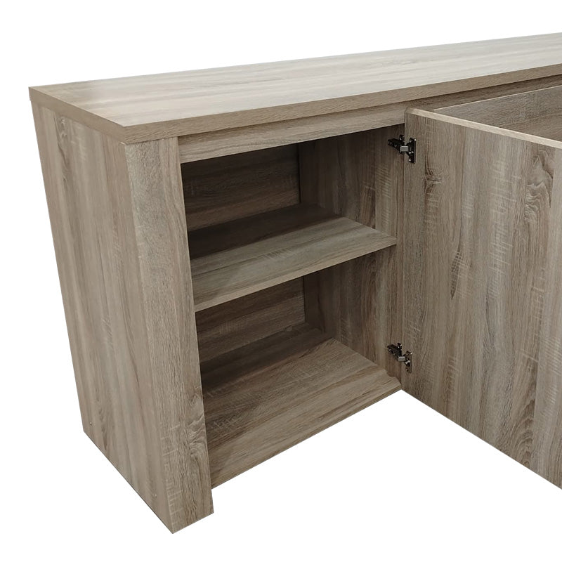 Μπουφές Kalya  σε sonoma απόχρωση 220x49x89.5εκ - Pakobazaar