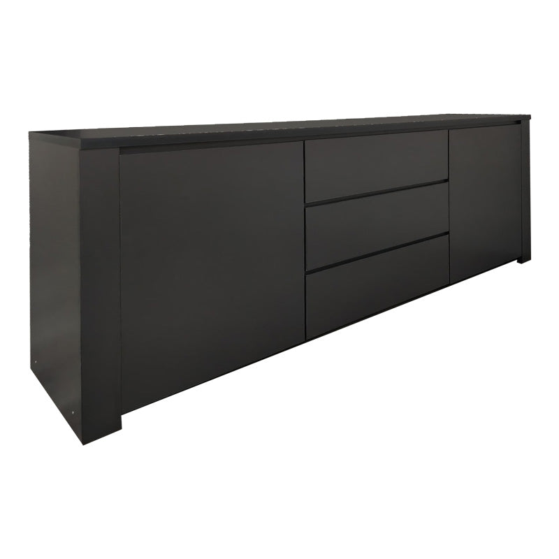 Μπουφές Kalya  σε ανθρακί απόχρωση 220x49x89.5εκ - Pakobazaar