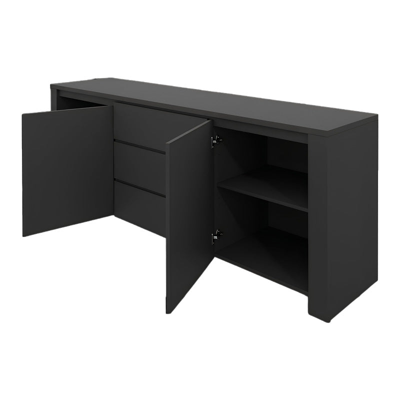 Μπουφές Kalya  σε ανθρακί απόχρωση 220x49x89.5εκ - Pakobazaar