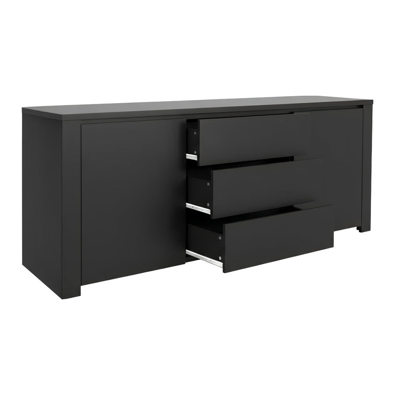 Μπουφές Kalya  σε ανθρακί απόχρωση 220x49x89.5εκ - Pakobazaar