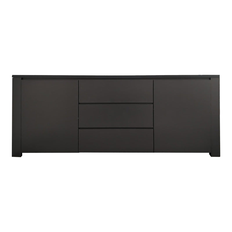 Μπουφές Kalya  σε ανθρακί απόχρωση 220x49x89.5εκ - Pakobazaar