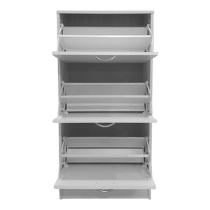 Παπουτσοθήκη Savaz  σε λευκή απόχρωση 60x24x114εκ - Pakobazaar