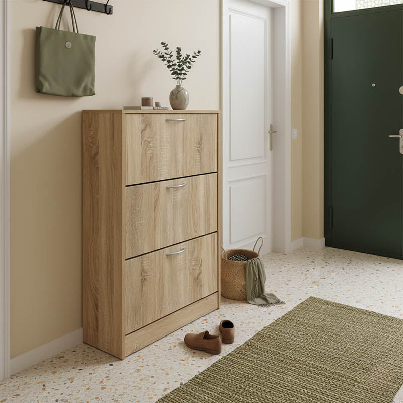 Παπουτσοθήκη Savaz  σε sonoma απόχρωση 60x24x114εκ - Pakobazaar