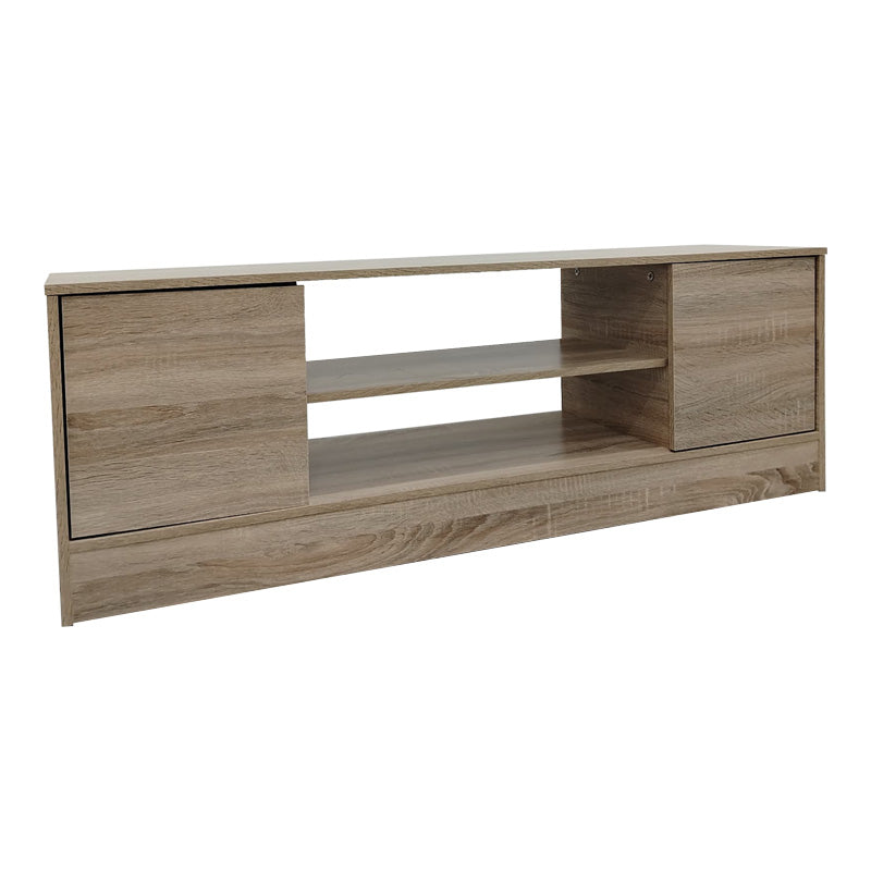 Έπιπλο τηλεόρασης Sasa  σε sonoma απόχρωση 120x35x41.5εκ - Pakobazaar