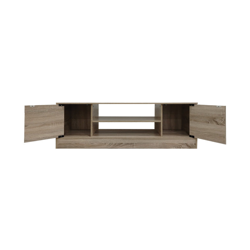 Έπιπλο τηλεόρασης Sasa  σε sonoma απόχρωση 120x35x41.5εκ - Pakobazaar