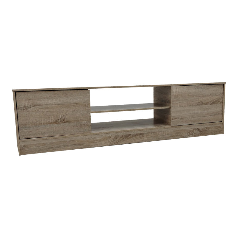 Έπιπλο τηλεόρασης Sasa  σε sonoma απόχρωση 150x35x41.5εκ - Pakobazaar