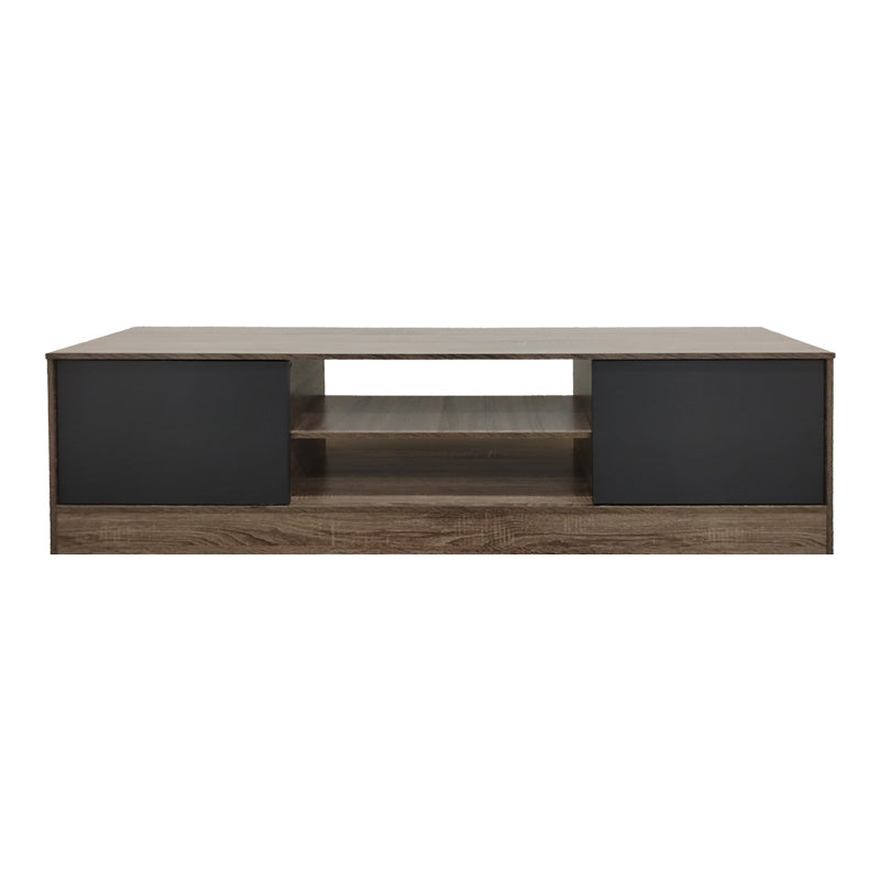 Έπιπλο τηλεόρασης Sasa  σε oak-ανθρακί απόχρωση 150x35x41.5εκ - Pakobazaar
