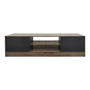 Έπιπλο τηλεόρασης Sasa  σε oak-ανθρακί απόχρωση 150x35x41.5εκ - Pakobazaar
