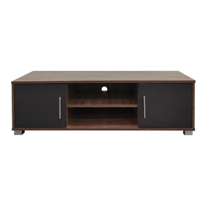 Έπιπλο τηλεόρασης Serank  σε oak-ανθρακί απόχρωση 120x40x40εκ - Pakobazaar