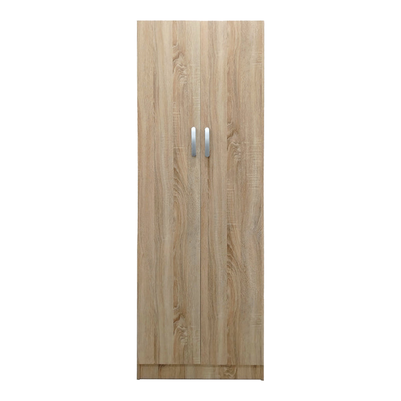 Ντουλάπα δίφυλλη Athos  σε sonoma απόχρωση 60x42x180εκ - Pakobazaar