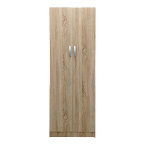 Ντουλάπα δίφυλλη Athos  σε sonoma απόχρωση 60x42x180εκ - Pakobazaar