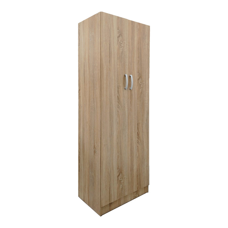 Ντουλάπα δίφυλλη Athos  σε sonoma απόχρωση 60x42x180εκ - Pakobazaar