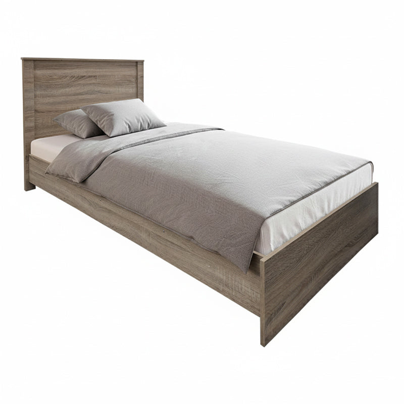 Κρεβάτι Athos  σε sonoma απόχρωση 90x190εκ - Pakobazaar