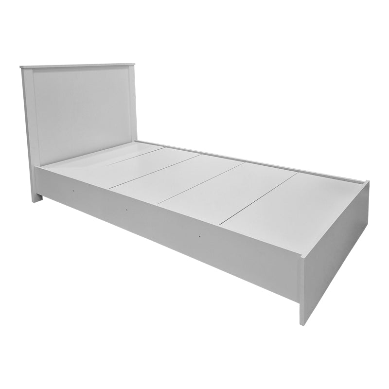 Κρεβάτι Athos  σε λευκή απόχρωση 90x190εκ - Pakobazaar