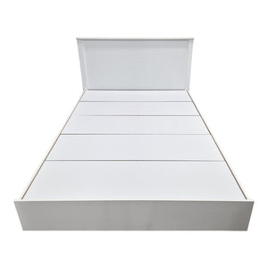 Κρεβάτι Athos  σε λευκή απόχρωση 140x200εκ - Pakobazaar