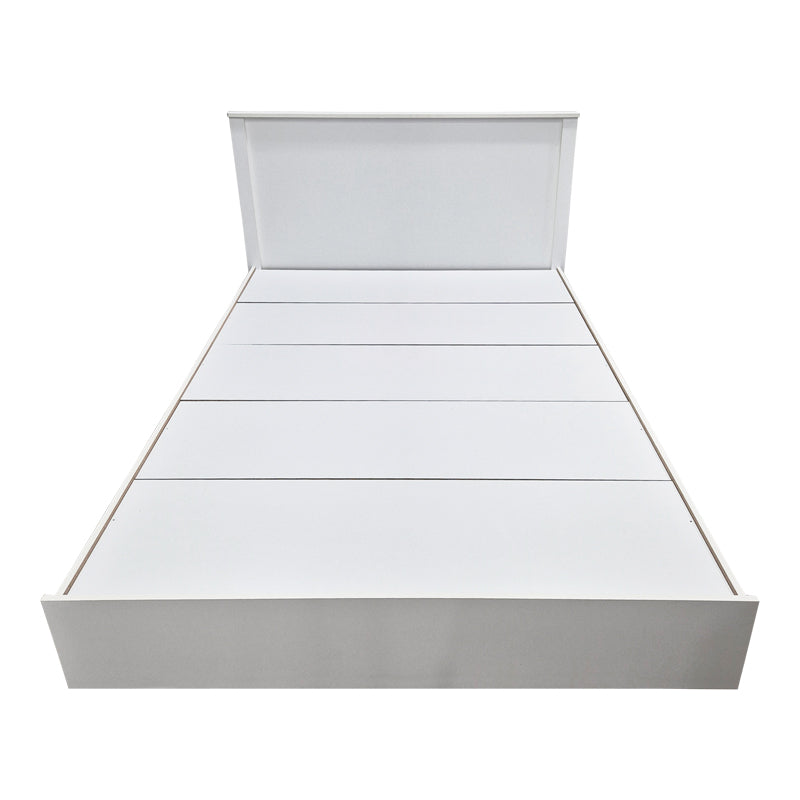 Κρεβάτι Athos  σε λευκή απόχρωση 140x200εκ - Pakobazaar