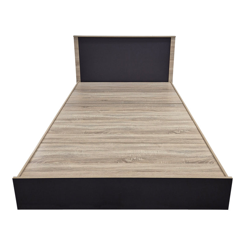 Κρεβάτι Athos  σε sonoma-ανθρακί απόχρωση 140x200εκ - Pakobazaar
