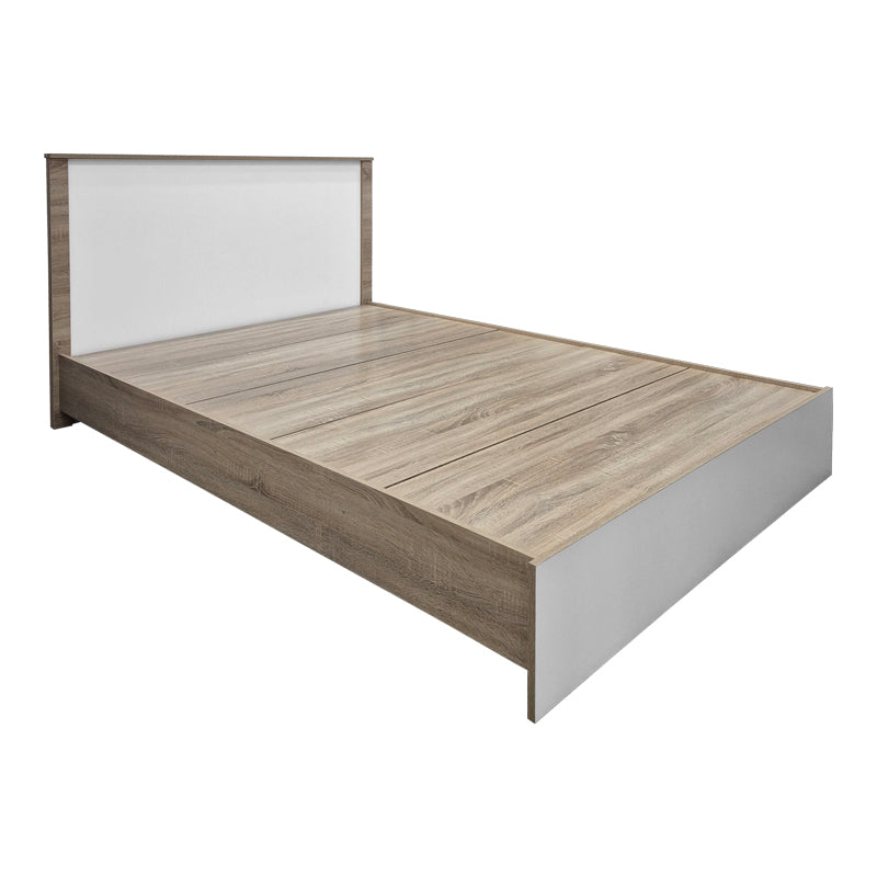 Κρεβάτι Athos  σε sonoma-λευκή απόχρωση 140x200εκ - Pakobazaar