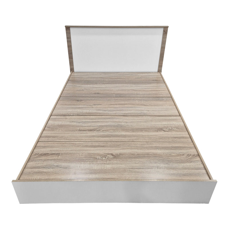 Κρεβάτι Athos  σε sonoma-λευκή απόχρωση 140x200εκ - Pakobazaar