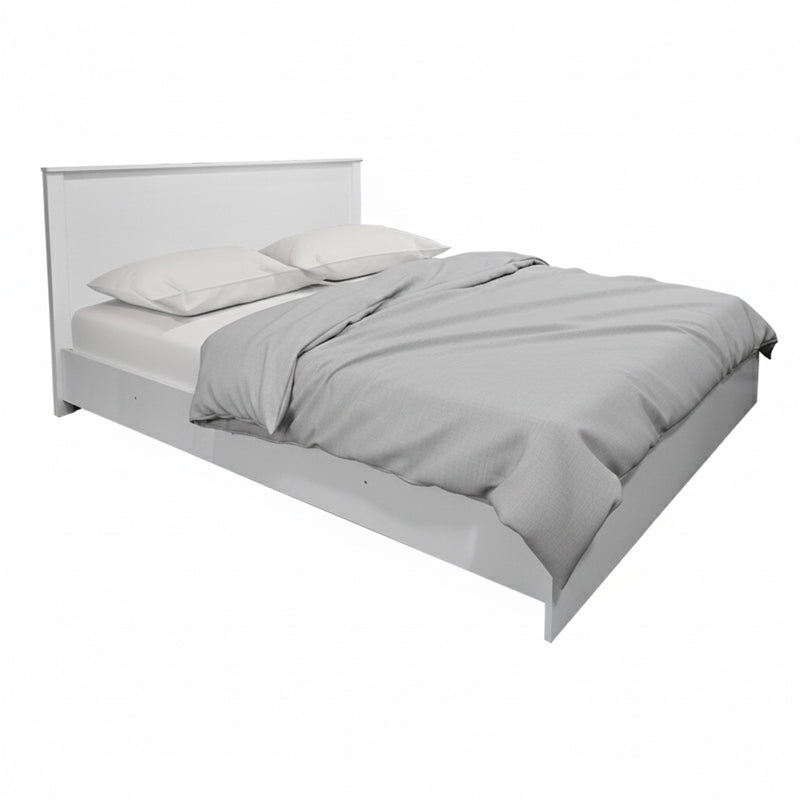 Κρεβάτι Athos  σε λευκή απόχρωση 160x200εκ - Pakobazaar