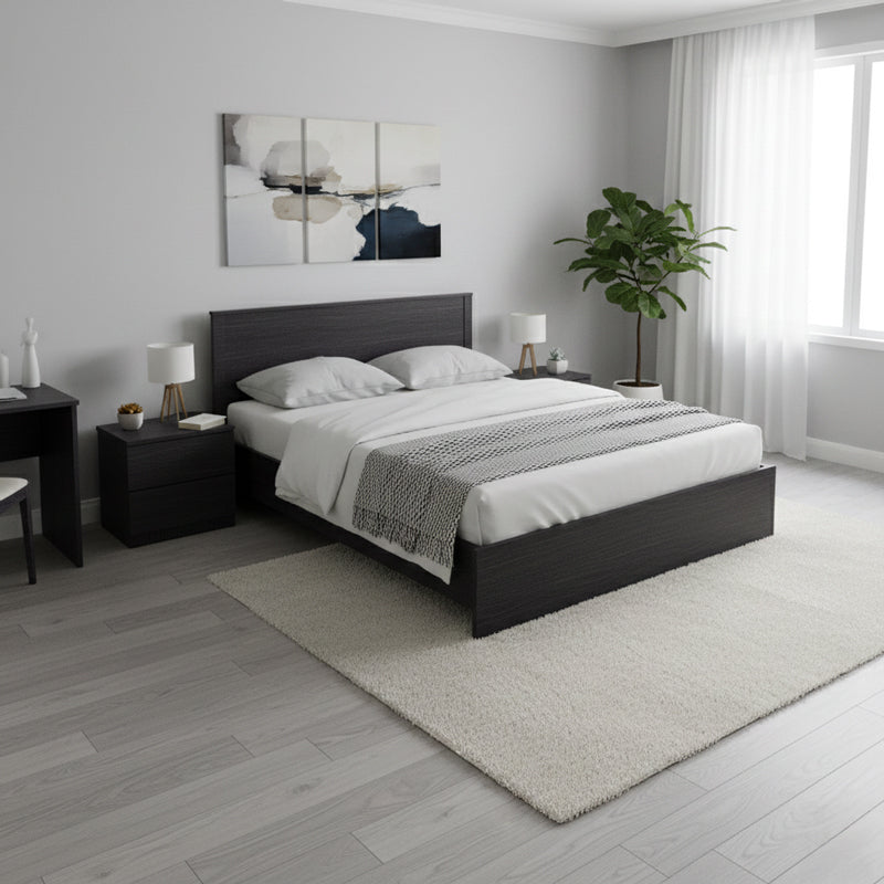 Κρεβάτι Athos  σε wenge απόχρωση 160x200εκ - Pakobazaar