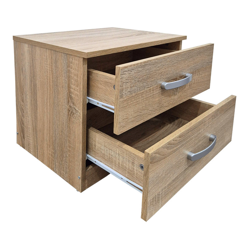 Κομοδίνο Athos  σε sonoma απόχρωση 48x40x41.5εκ - Pakobazaar
