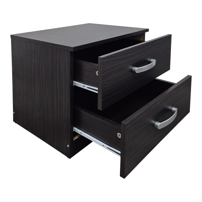 Κομοδίνο Athos  σε wenge απόχρωση 48x40x41.5εκ - Pakobazaar