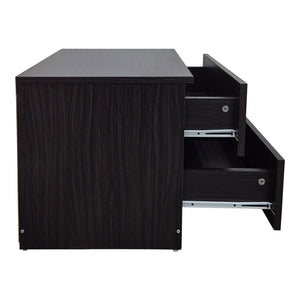 Κομοδίνο Athos  σε wenge απόχρωση 48x40x41.5εκ - Pakobazaar