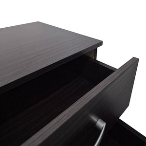 Κομοδίνο Athos  σε wenge απόχρωση 48x40x41.5εκ - Pakobazaar