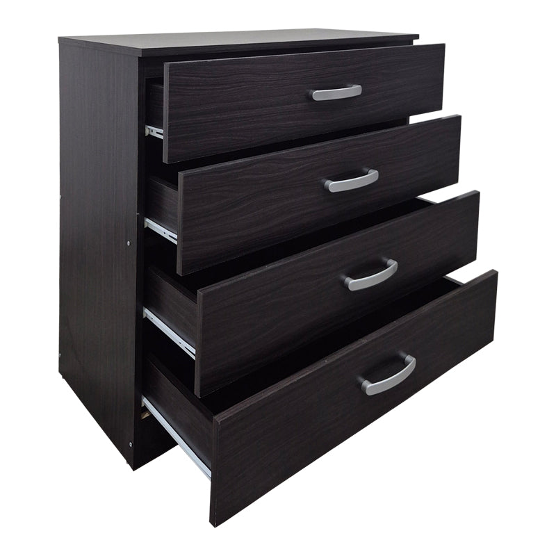 Συρταριέρα Athos  σε wenge απόχρωση 80x40x79εκ - Pakobazaar