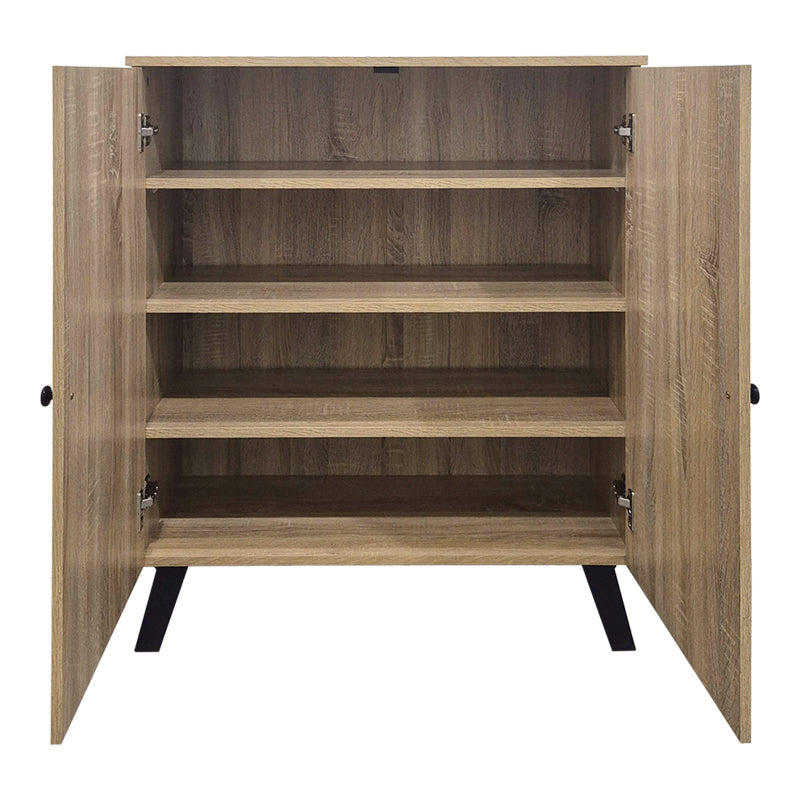 Παπουτσοθήκη-ντουλάπι Cathi  sonoma 80x34x95εκ - Pakobazaar
