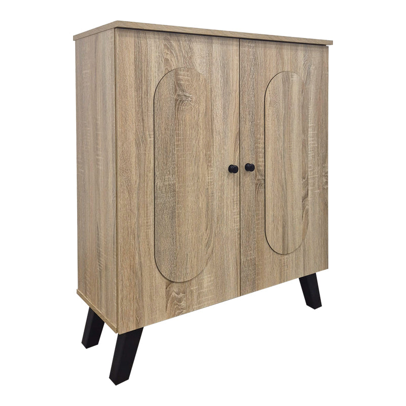 Παπουτσοθήκη-ντουλάπι Cathi  sonoma 80x34x95εκ - Pakobazaar