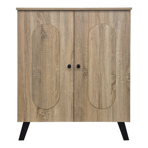 Παπουτσοθήκη-ντουλάπι Cathi  sonoma 80x34x95εκ - Pakobazaar