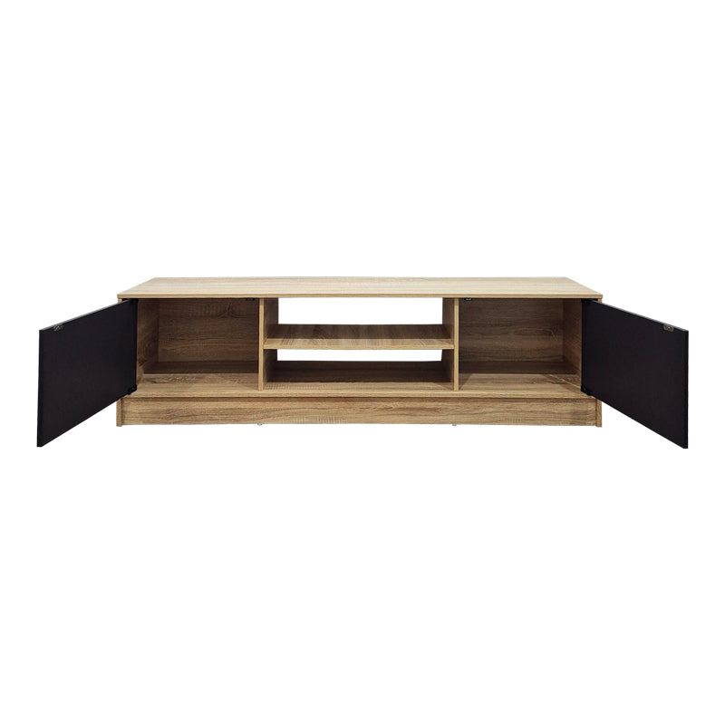 Έπιπλο τηλεόρασης Sasa  sonoma-ανθρακί 150x35x41.5εκ - Pakobazaar