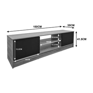 Έπιπλο τηλεόρασης Sasa  sonoma-λευκό 150x35x41.5εκ - Pakobazaar