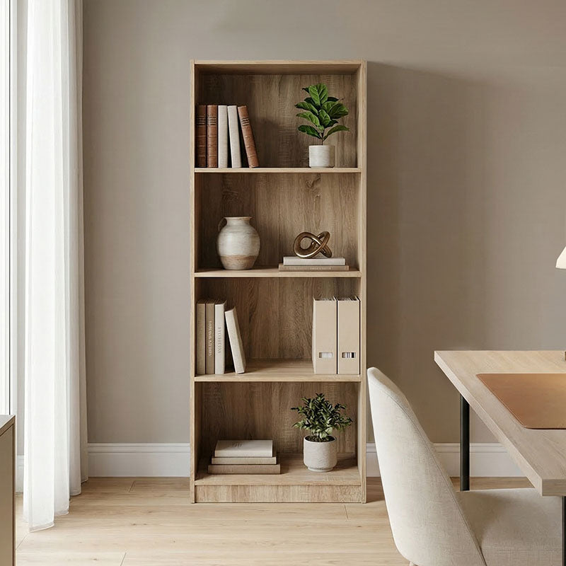 Βιβλιοθήκη Kendy  sonoma 60x30x167εκ - Pakobazaar