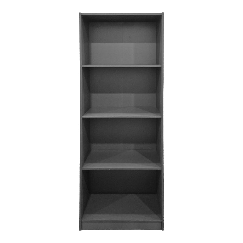 Βιβλιοθήκη Kendy  ανθρακί 60x30x167εκ - Pakobazaar