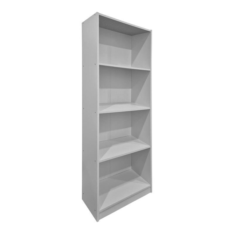 Βιβλιοθήκη Kendy  λευκό 60x30x167εκ - Pakobazaar