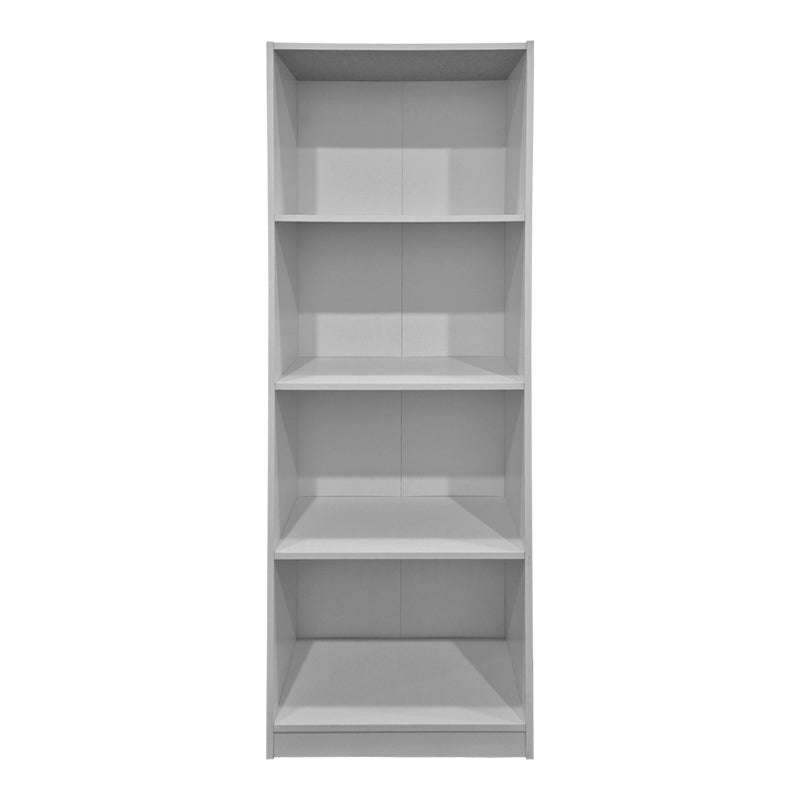 Βιβλιοθήκη Kendy  λευκό 60x30x167εκ - Pakobazaar